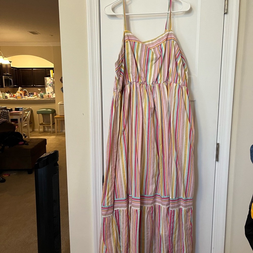 Lane Bryant Multicolor Striped Dress